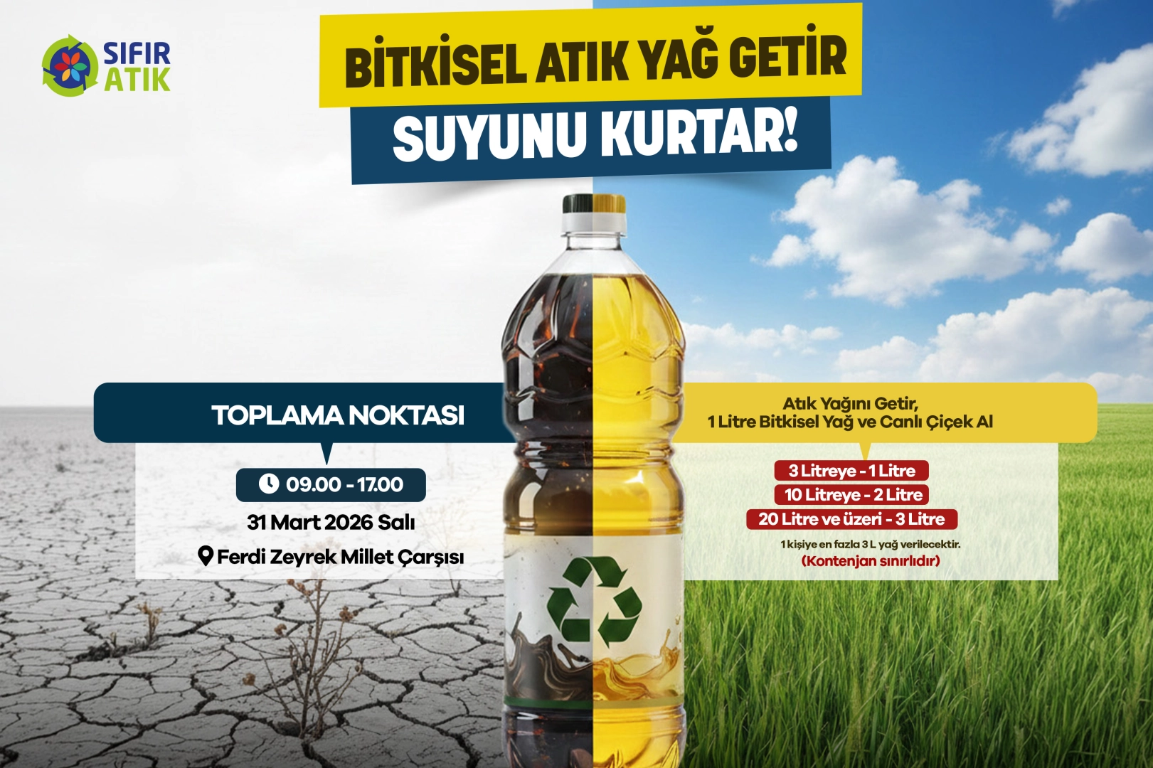Manisa’da Atık Yağ Kampanyası: Doğa İçin Bir Adım!