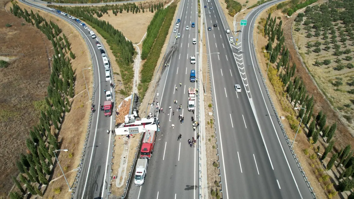 Manisa daki kazanın görüntüleri ortaya çıktı 2