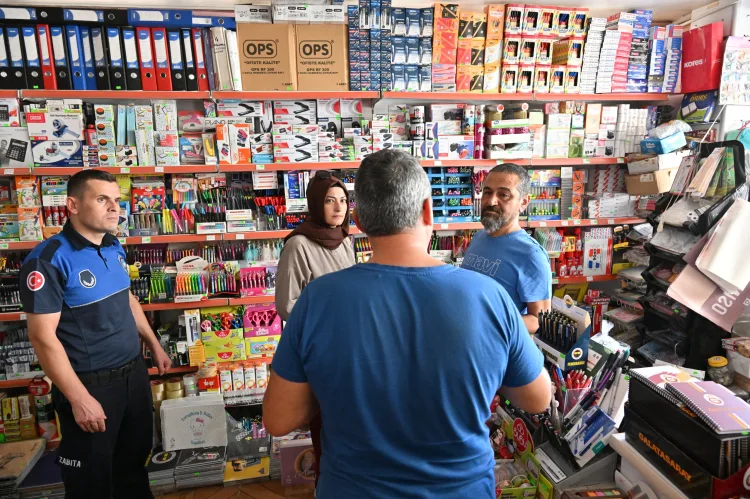 Manisa’da Kırtasiyelere Sağlık Denetimi Yapıldı