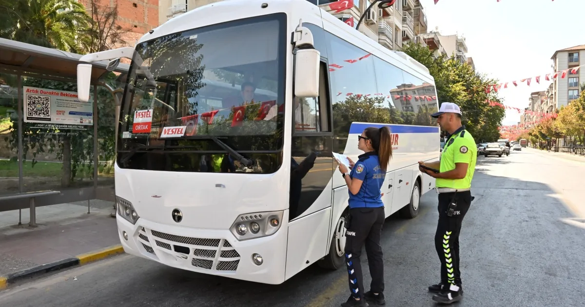 Manisa’da Servis Araçlarına Sıkı Denetim!