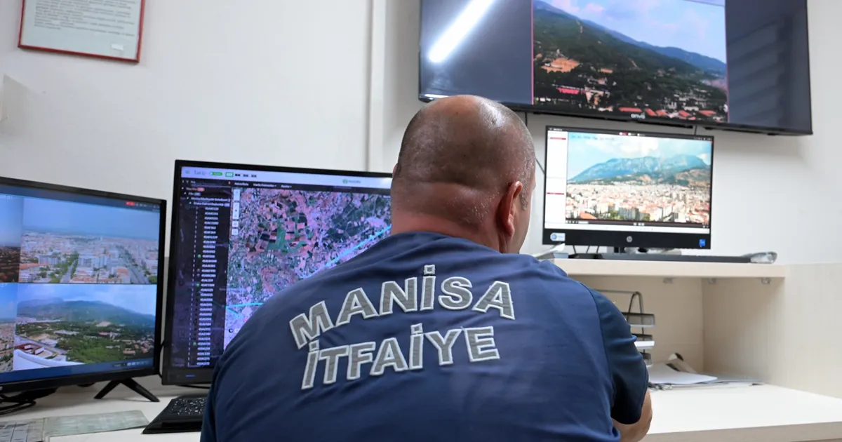 Manisa’da Yangınla Mücadelede Akıllı Teknoloji!