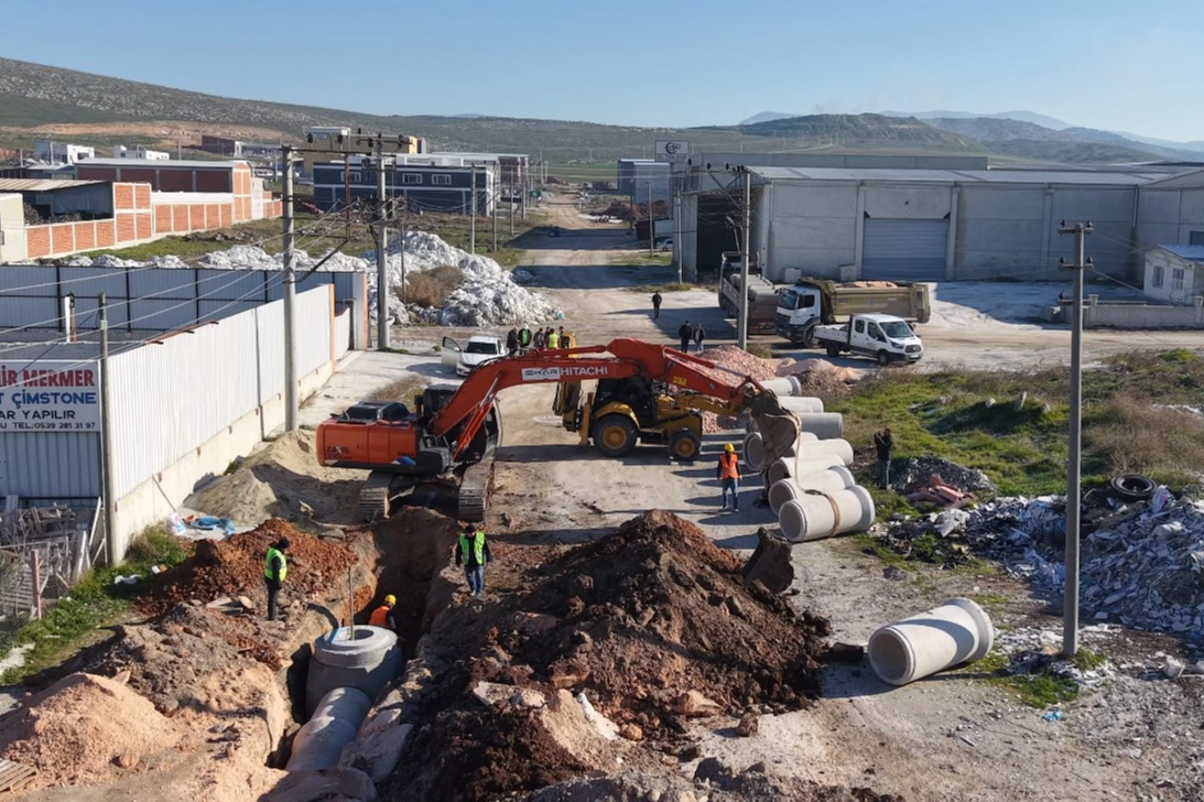 Manisa Sanayi Sitesi’nde Altyapı Sorunları Çözülüyor