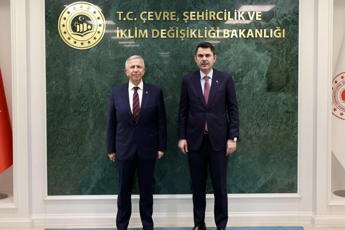 Mansur Yavaş, Bakan Murat Kurum ile Görüştü