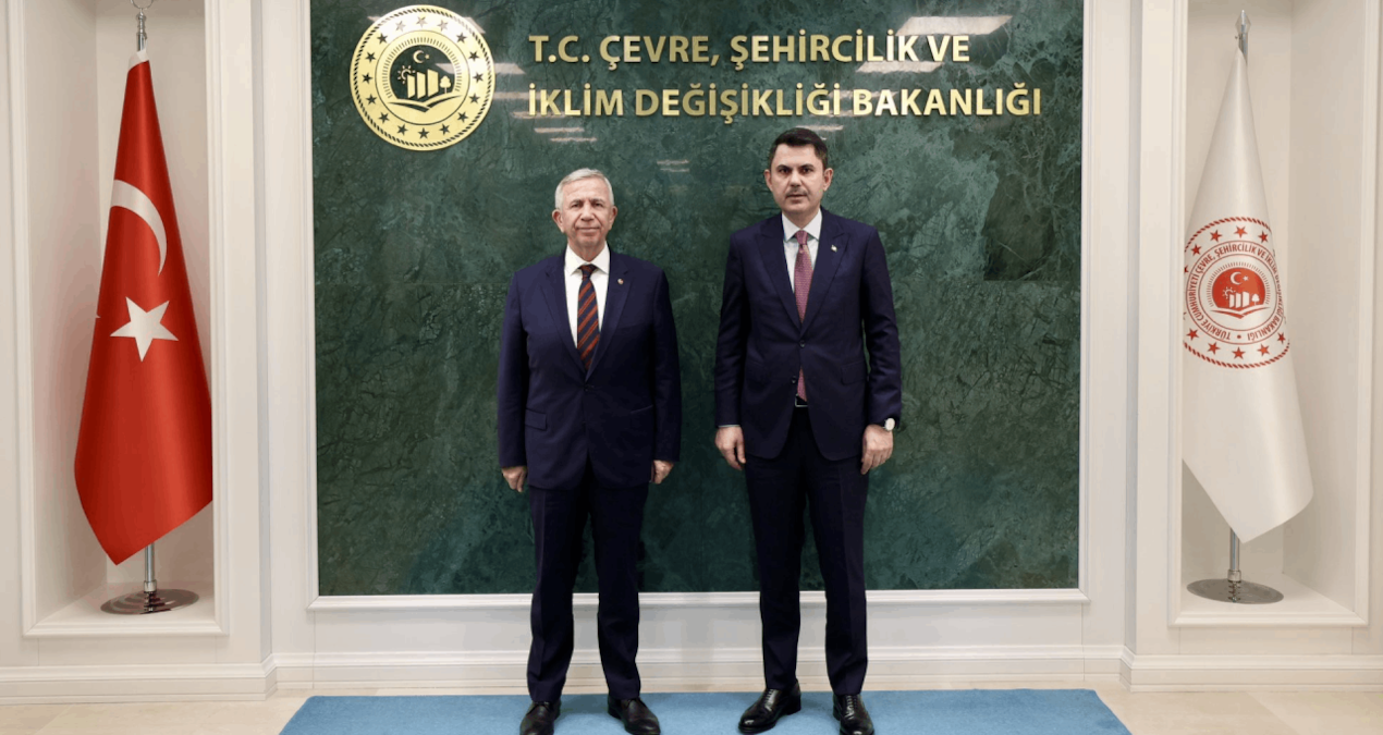 Mansur Yavaş, Murat Kurum'la bir araya geldi