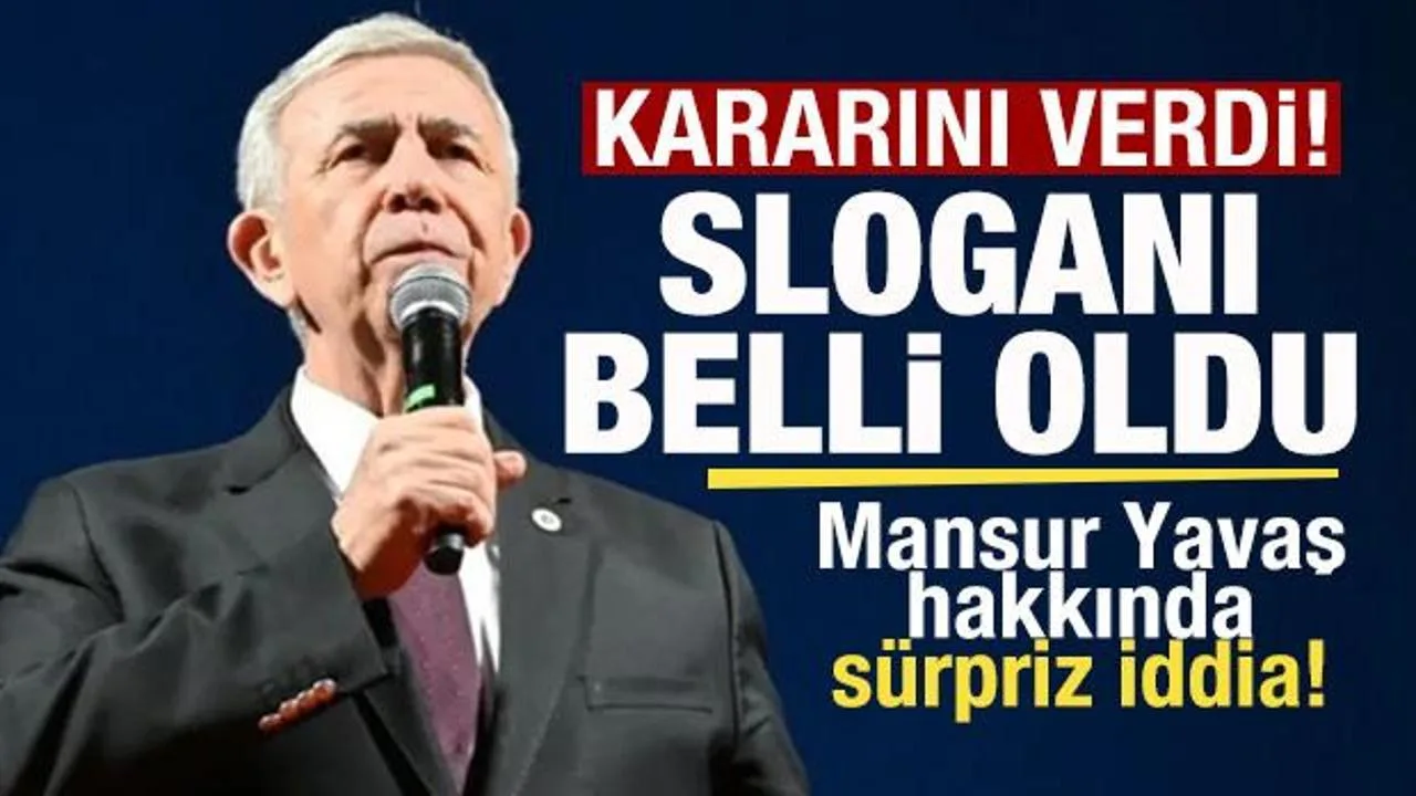 Mansur Yavaş’tan Şok İstifa: Yeni Slogan Yolda!
