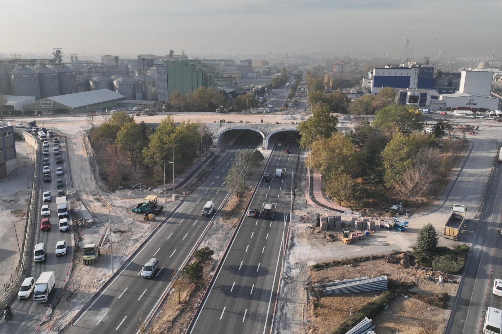 Marangozlar Kavşağı’nın Alt Kısmı Trafiğe Açıldı