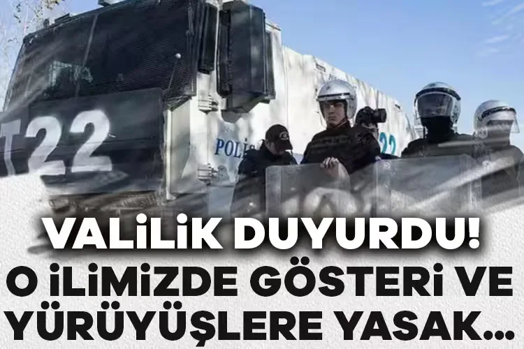 Mardin’de Etkinliklere 5 Günlük Yasak Geldi!
