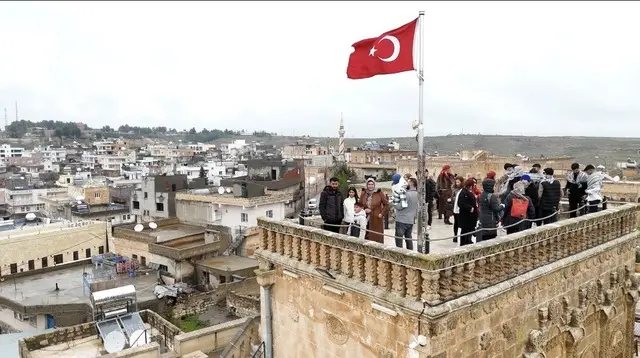 Tarihi kente bayram tatilinde ziyaretçi akını! 2