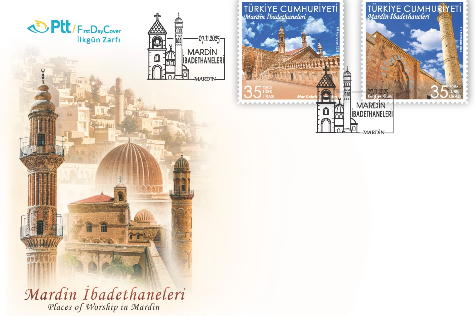 Mardin İbadethaneleri İçin Özel Pul Çıktı!