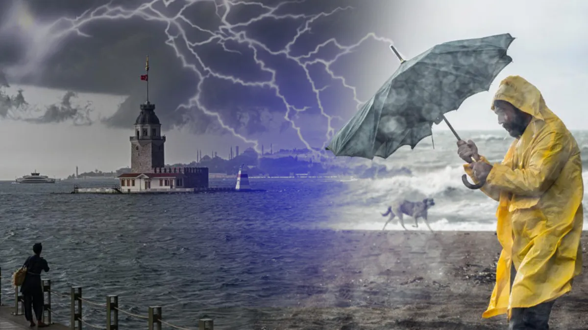 Marmara’da Şiddetli Yağış ve Fırtına Uyarısı!