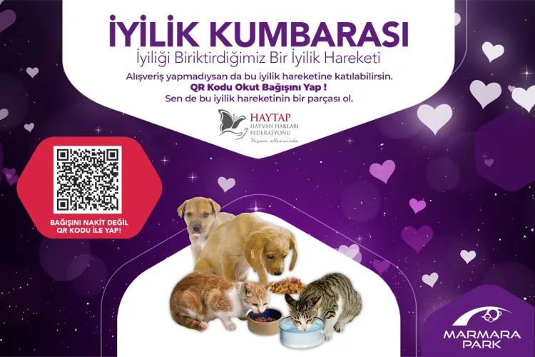 MarmaraPark’ta Sokak Hayvanlarına İyilik Kumbarası!