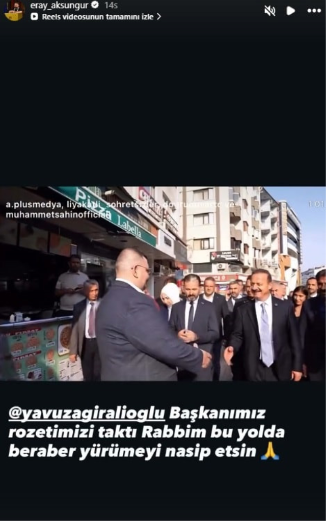 MasterChef’in ünlü şefi Eray Aksungur siyasete adım attı ve parti rozetini aldı!