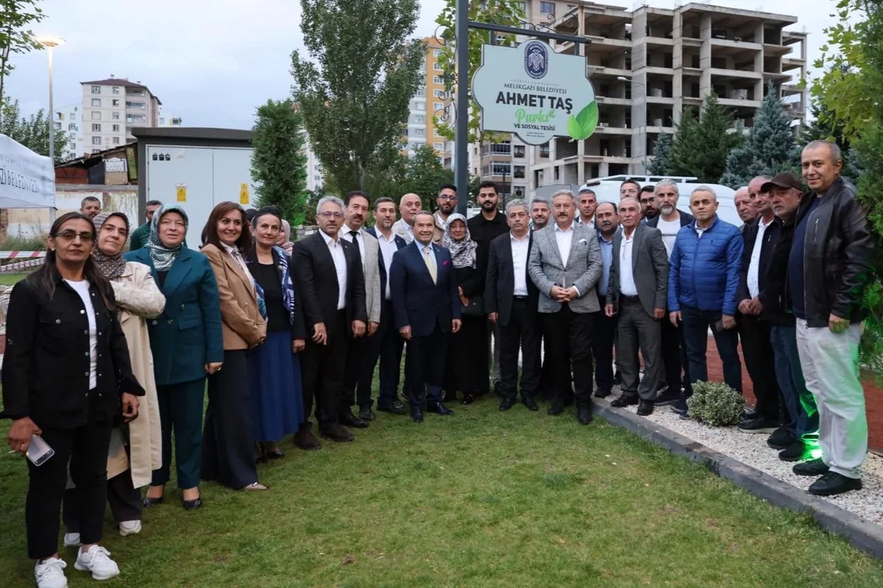 Melikgazi’de Ahmet Taş Parkı Açıldı!