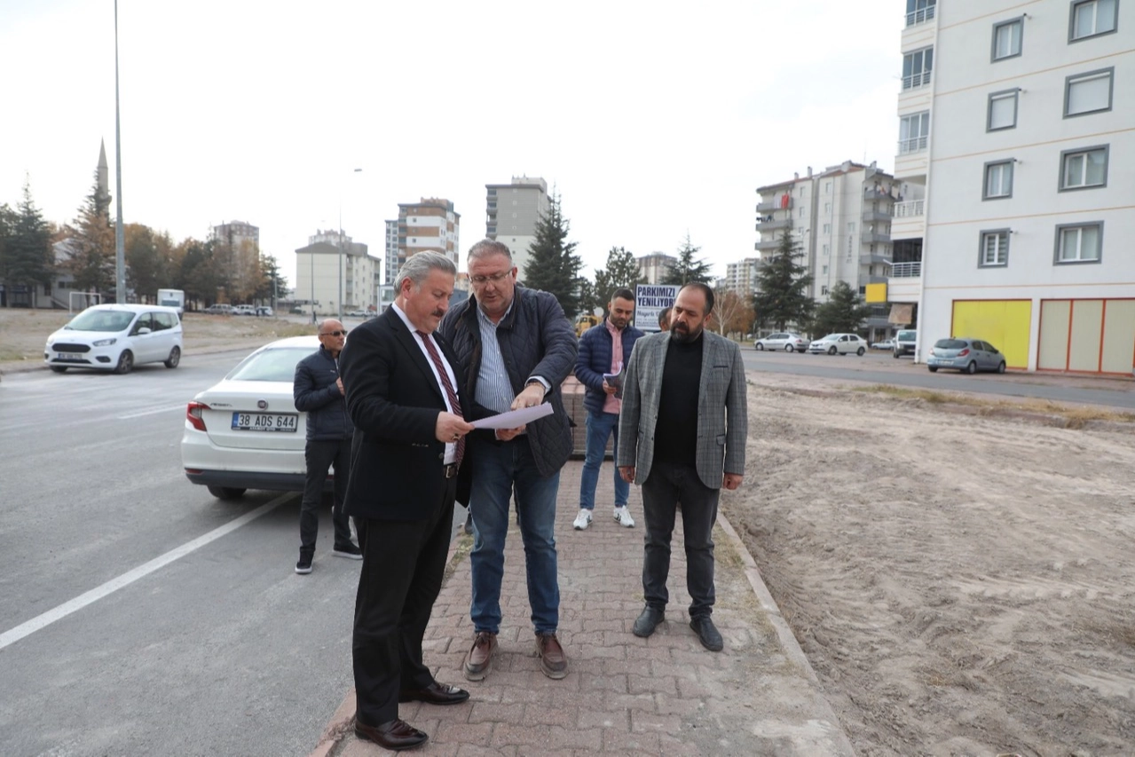 Melikgazi’ye Yeni Park: 9000 Metrekare Yeşil Alan