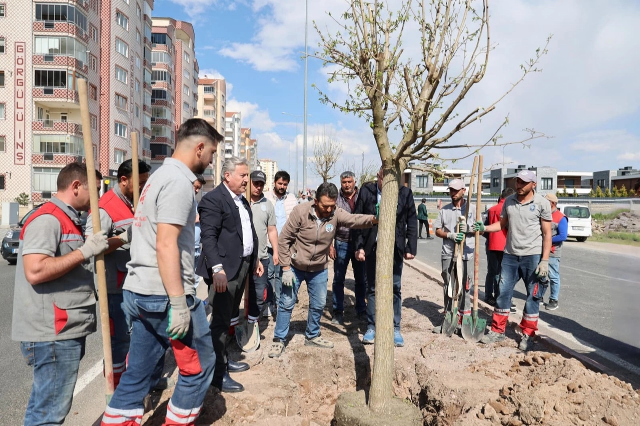 Melikgazi’ye Yeşil Atılım: 5.000 Ağaç Dikildi!