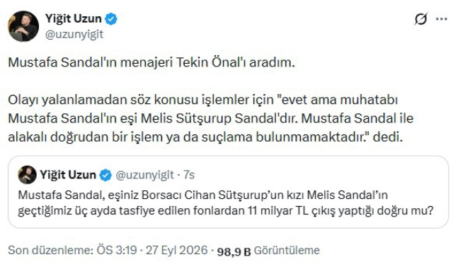 Melis Sandal’ın Fon Skandalındaki Rolü ve Yalanlamalar