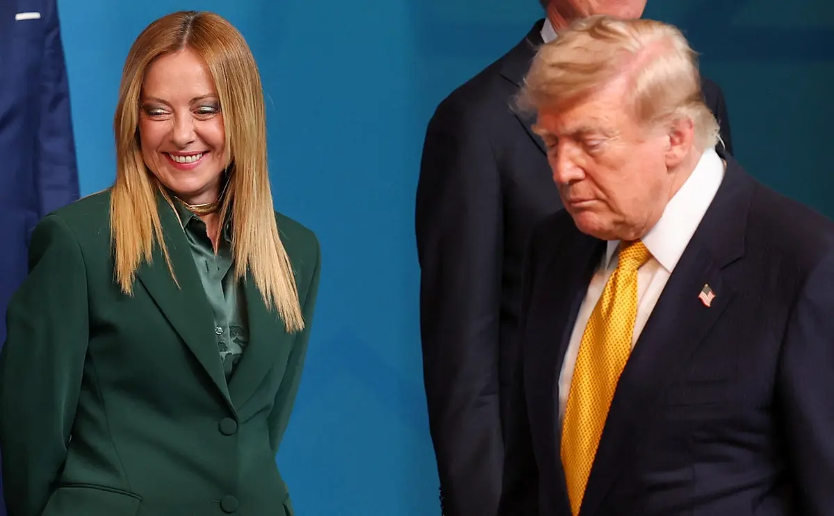 Yalvardı demişti... Meloni, Trump'ı görmemek için yüzünü çevirdi 2