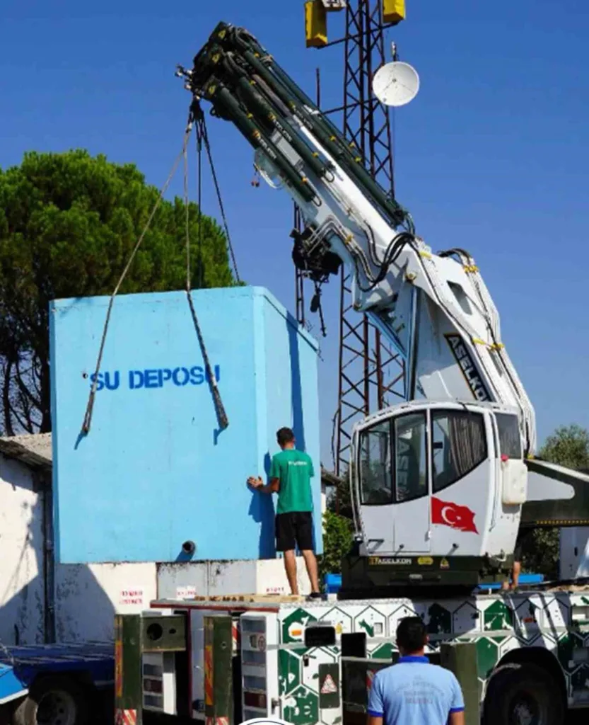 Menteşe’ye Su Deposu Desteği