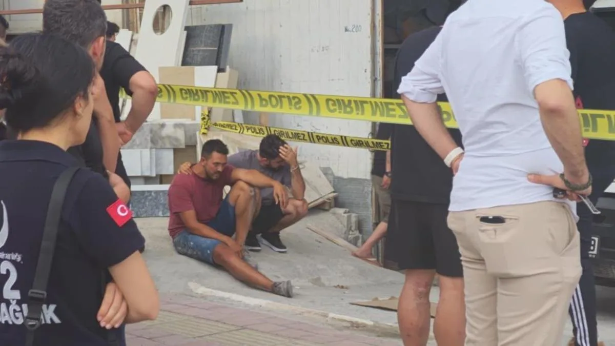 Mermer İşletmesinde Kaza: Eşler Yaralandı