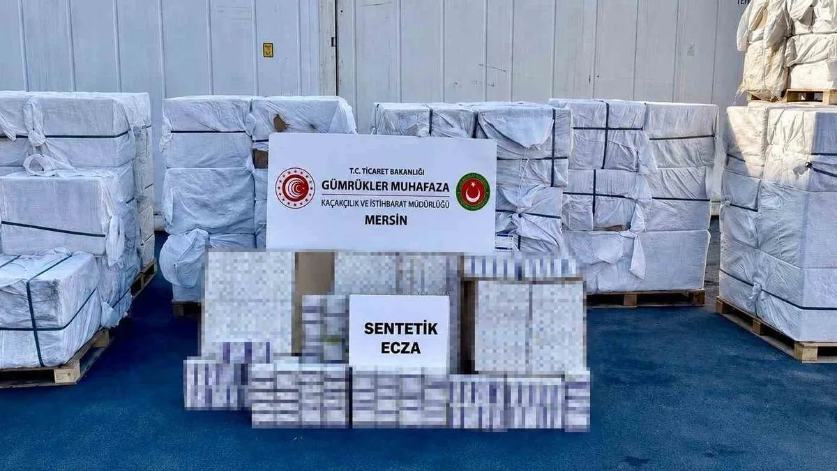 Mersin’de 4 Milyar Liralık Kaçak İlaç Ele Geçirildi!