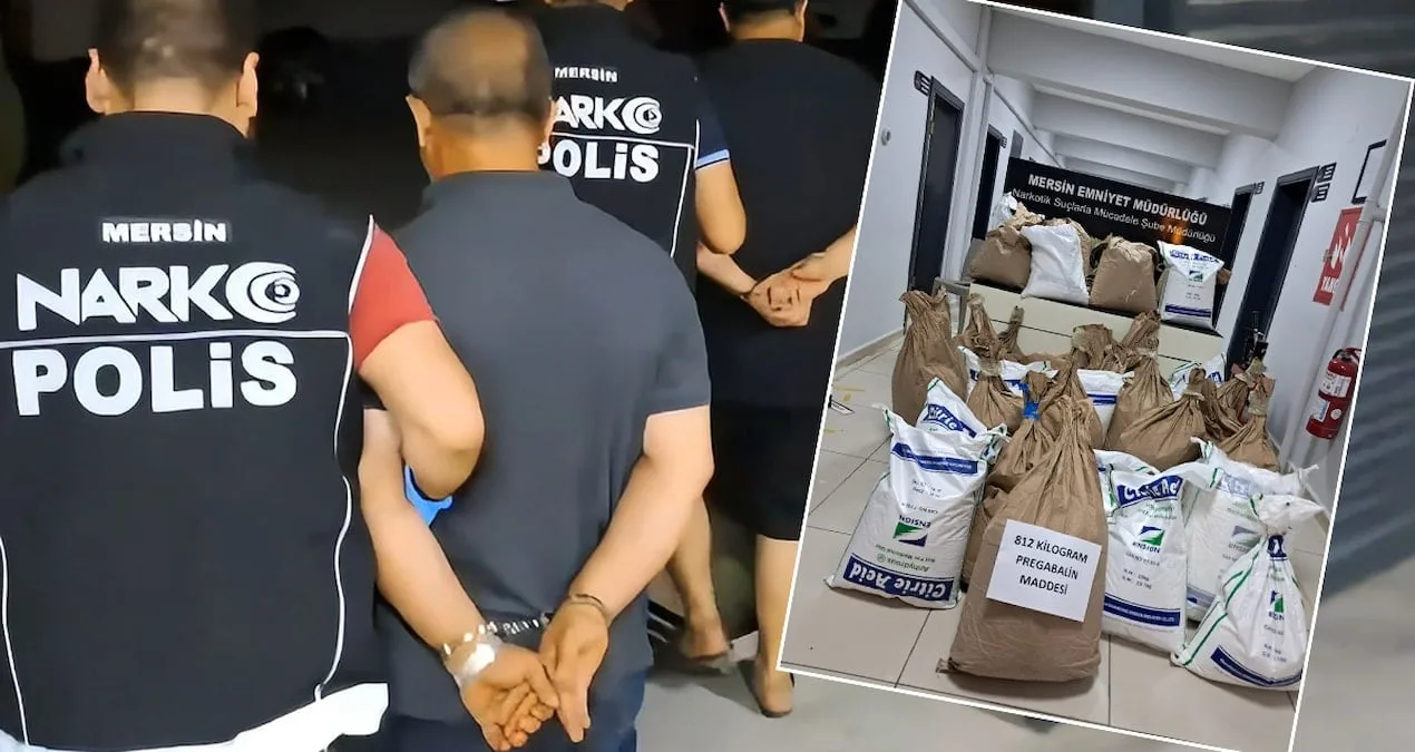 Mersin’de 812 KG Uyuşturucu Ele Geçirildi!