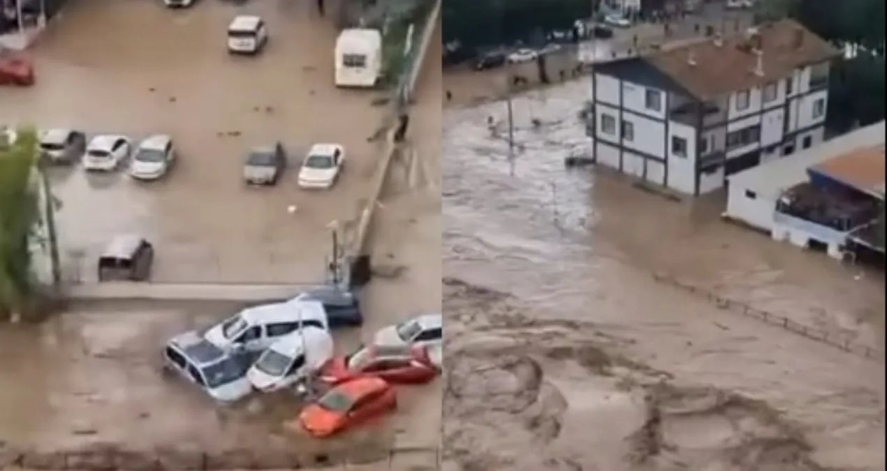Mersin’de Şiddetli Yağışlar Hayatı Felç Etti!