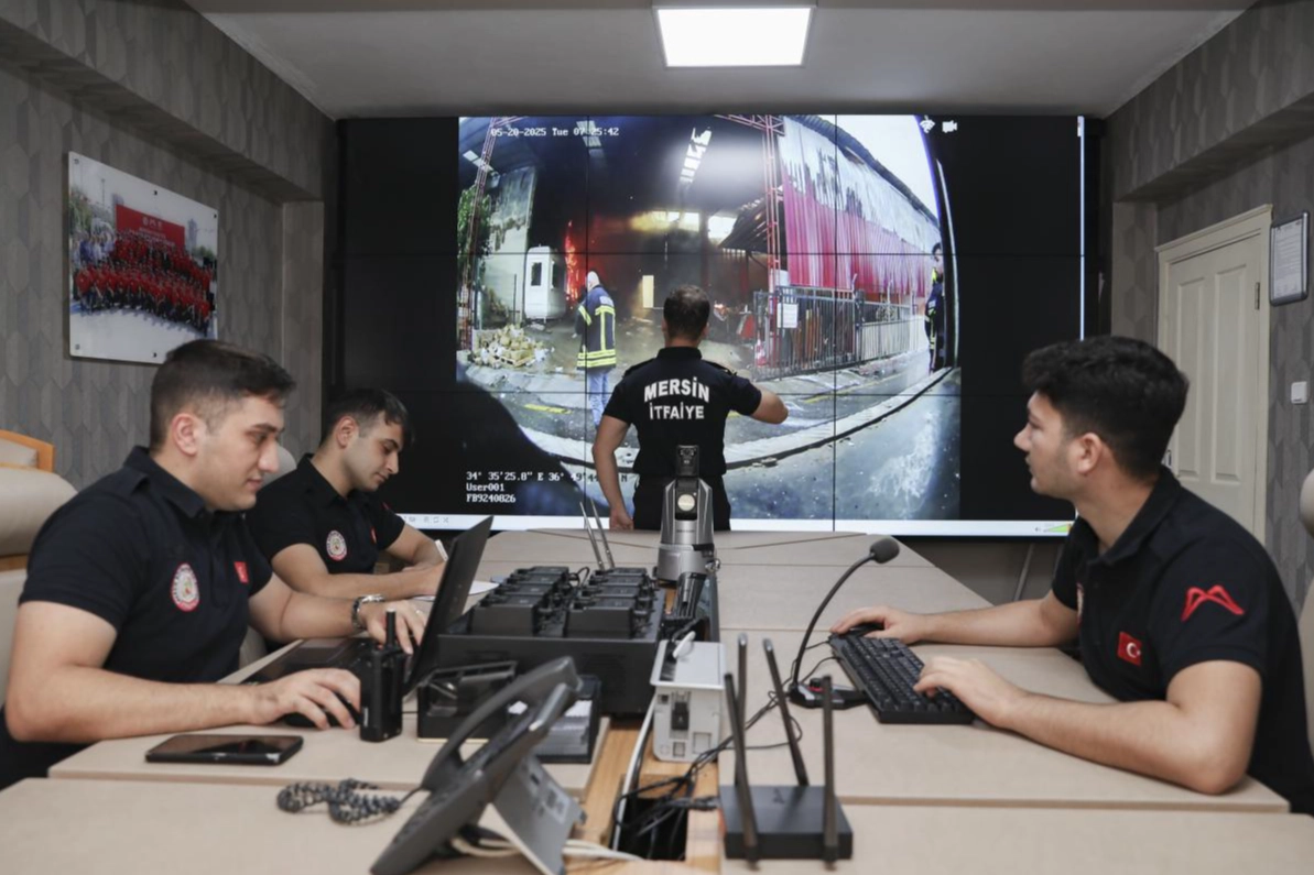 Mersin’de Uzaktan İzleme ile Yangın Yönetimi Güçlendi