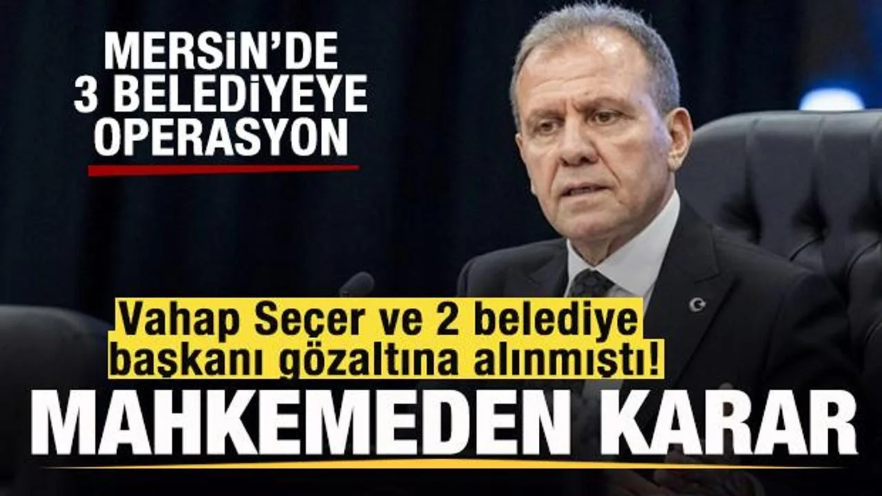 Mersin’de Yolsuzluk Operasyonu: 16 Tutuklama!