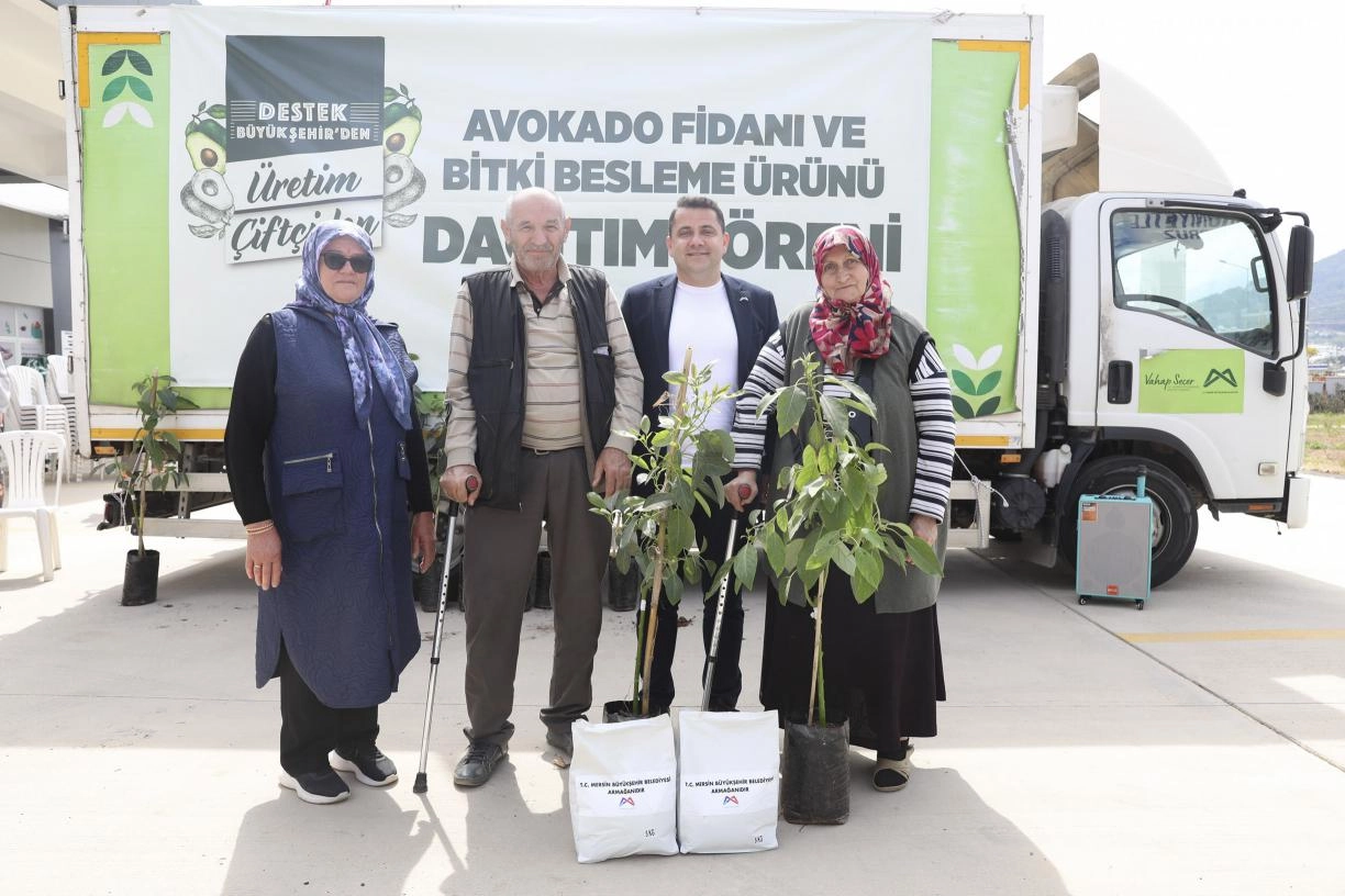 Mersin’den Üreticiye 15 Bin Fidan Desteği!