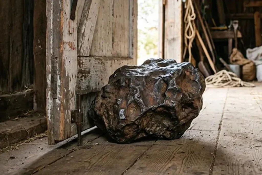 Meteorit Ahırda Kapı Tutuşuyordu, Değeri 75 Bin Dolar Çıktı