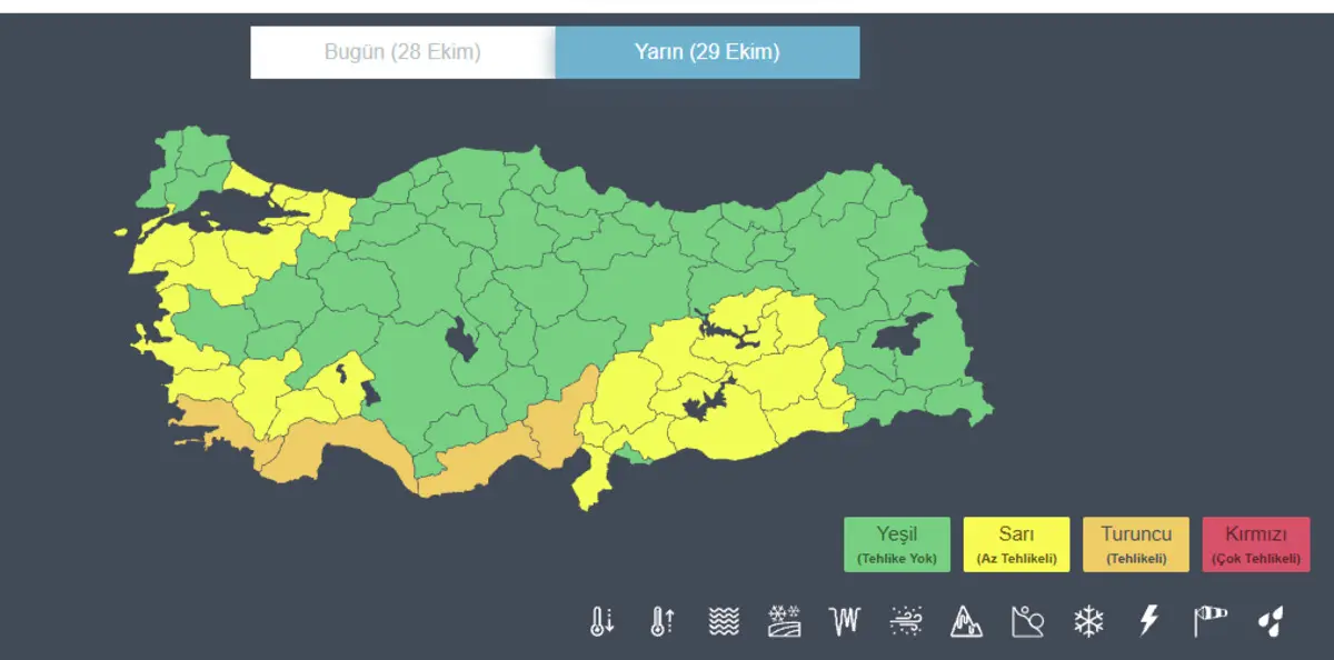Meteoroloji tarih vererek il il uyardı! İstanbul un tüm ilçelerinde bekleniyor 1