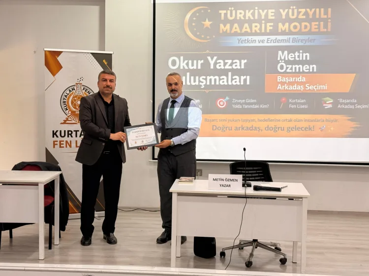 Metin Özmen’den Öğrencilere Arkadaş Seçimi Eğitimi