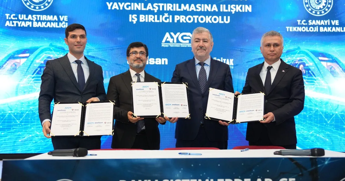 Metro Sinyalizasyonunda Üçlü Yerli Protokol İmzalandı