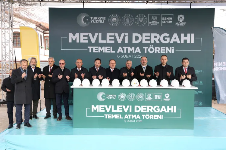 Mevlevi Dergahı’nın Temeli Atıldı, Konya Yenileniyor