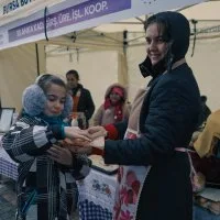 “Meydan Kadınların” dayanışma pazarına büyük ilgi