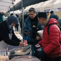 “Meydan Kadınların” dayanışma pazarına büyük ilgi
