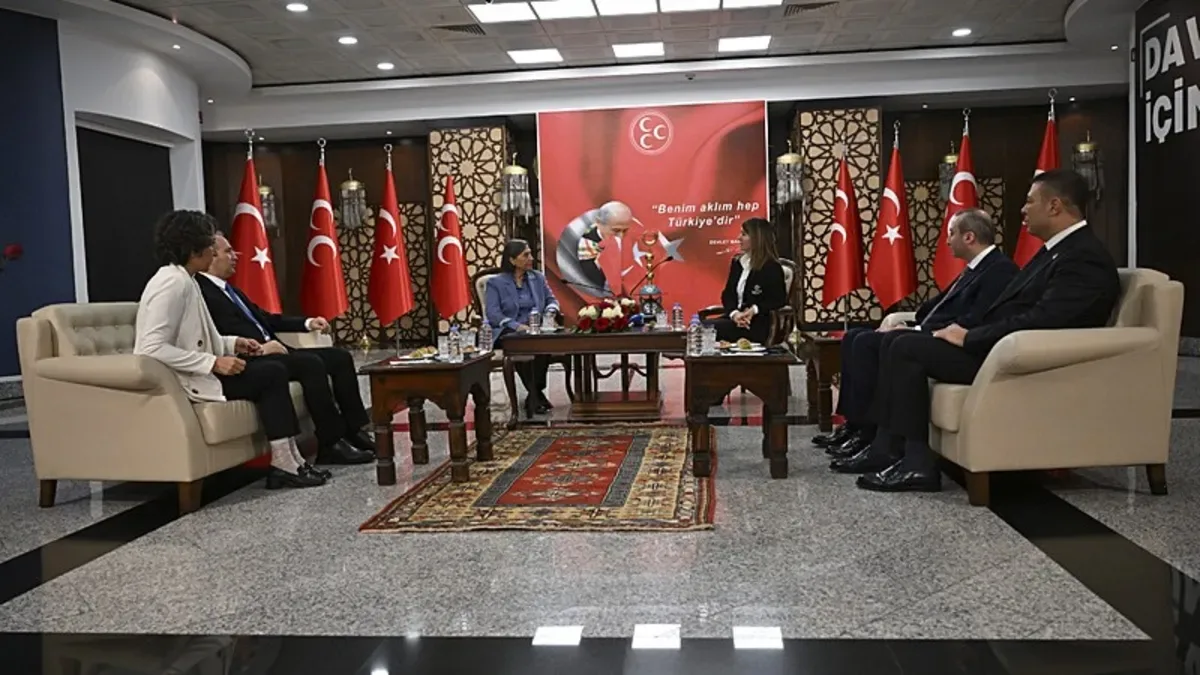 MHP’de Bayramlaşma Yoğunluğu Dikkat Çekiyor