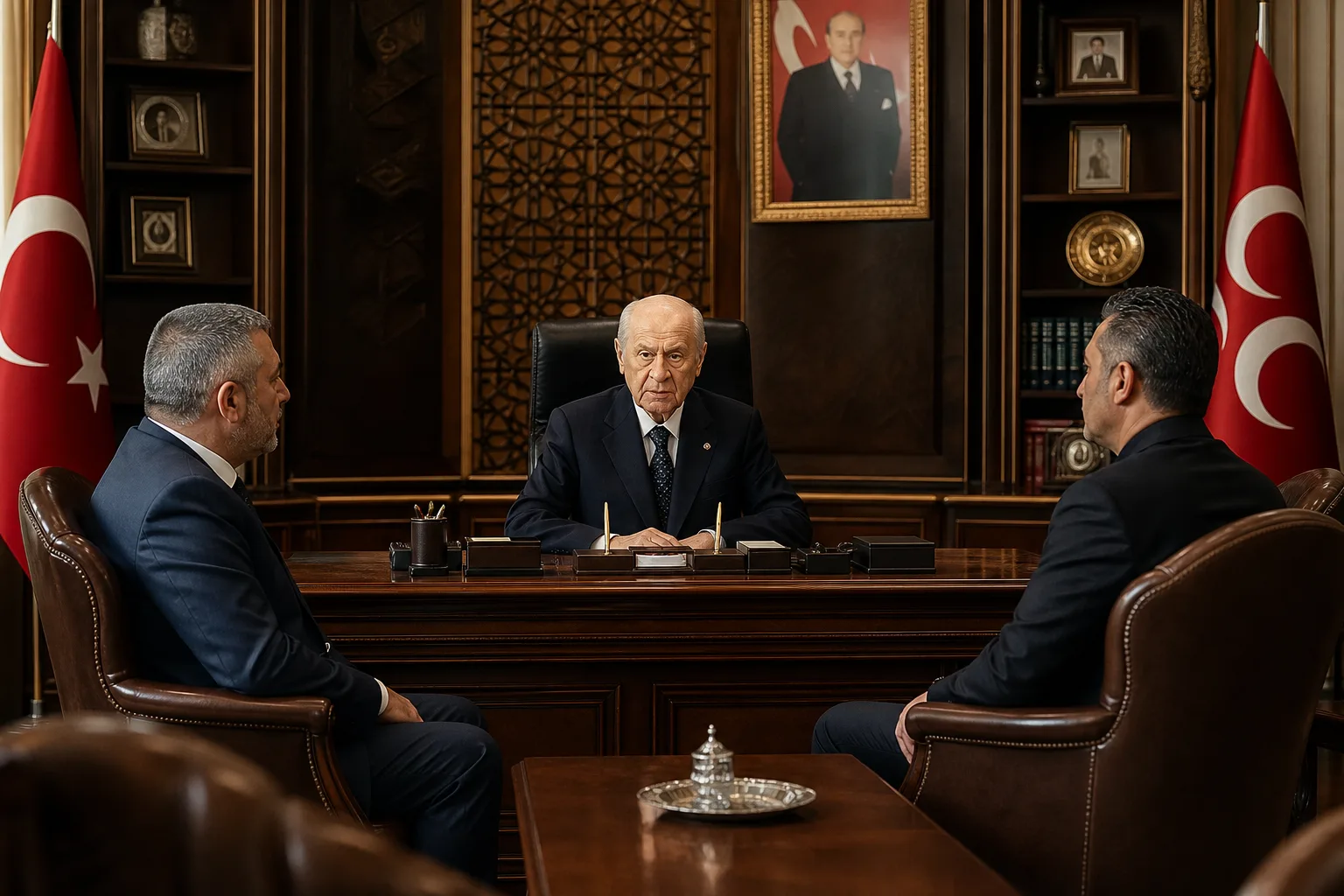 MHP’de Sarallar ve Şahinler Arası Görüşme Detayları