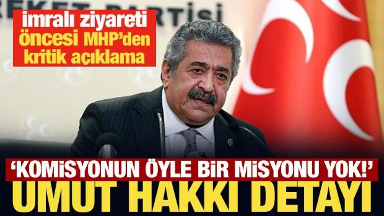 MHP’den İmralı Öncesi Kritik Açıklama