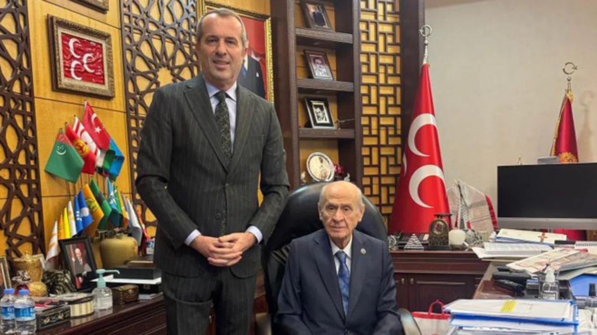 MHP Genel Başkanı Devlet Bahçeli ni ziyareti