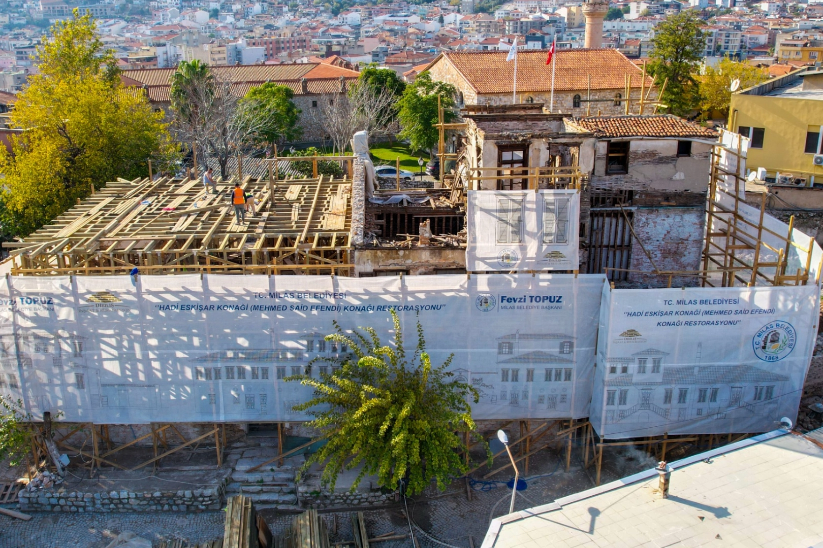 Milas’ta Tarihi Konağa Restorasyon Heyecanı
