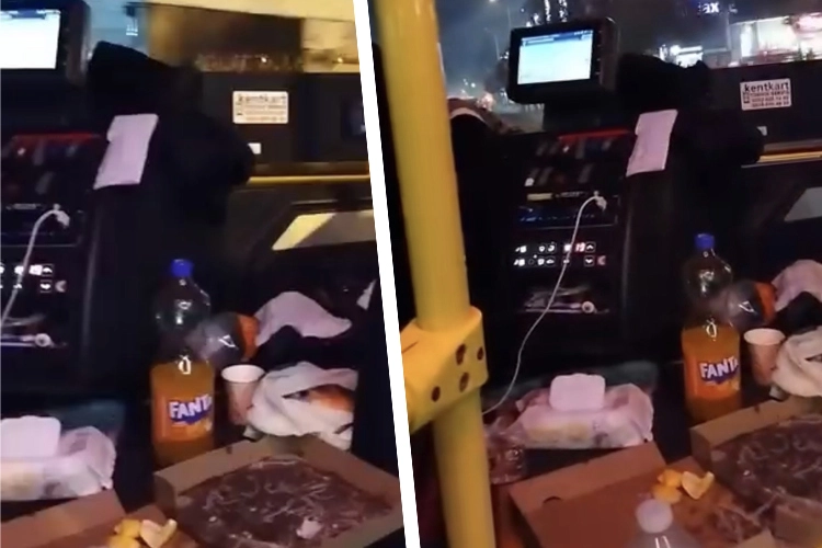 Minibüste Balık Ziyafeti, Yolcuları Kızdırdı!