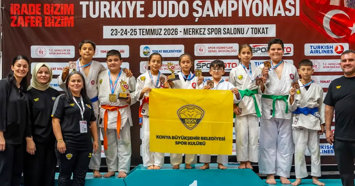 Minik Judocular, Tokat’tan 8 Madalya ile Döndü!