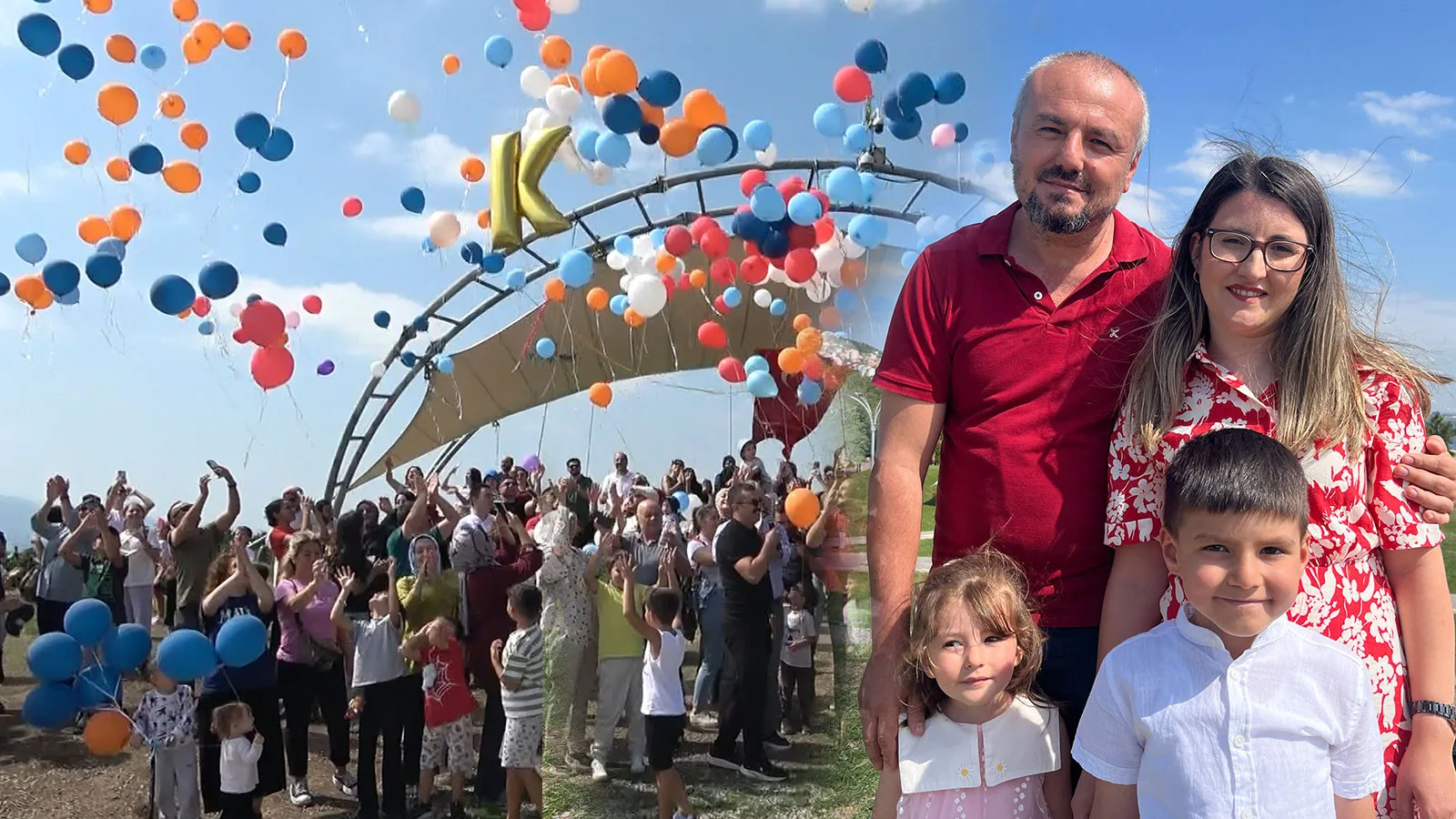 Minik Kağan için gökyüzüne umut balonları!