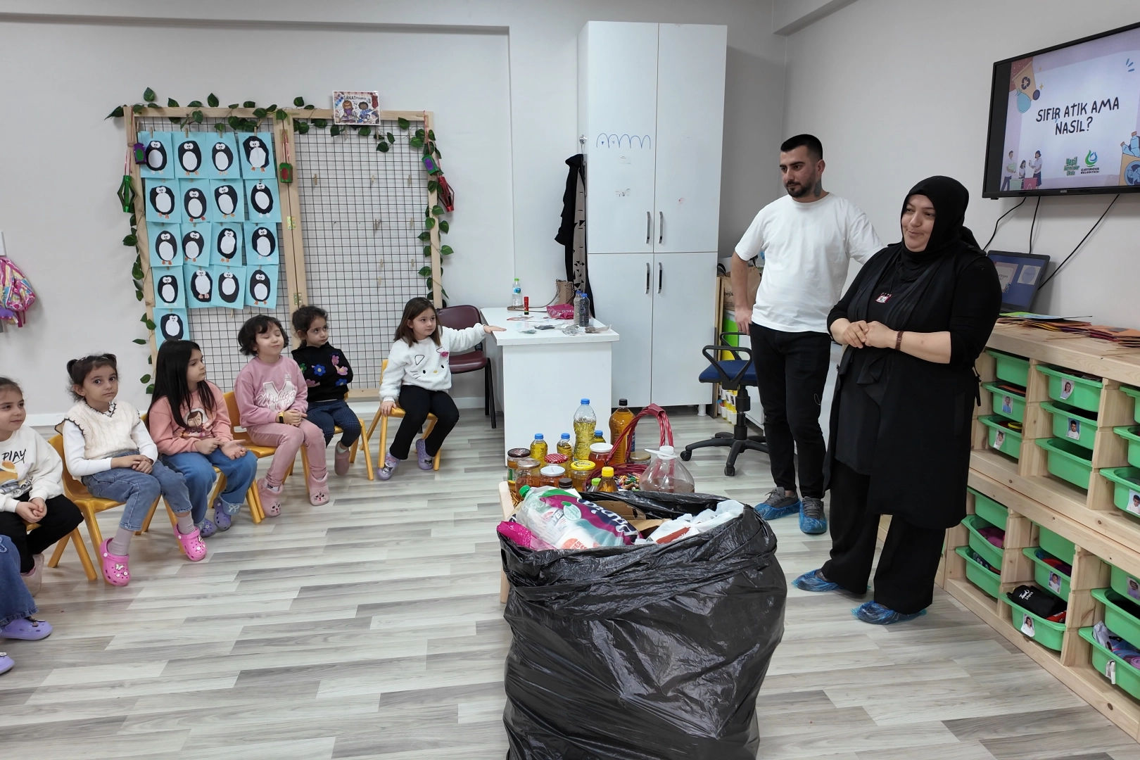 Minik Öğrencilere Sıfır Atık Eğitimi Verildi