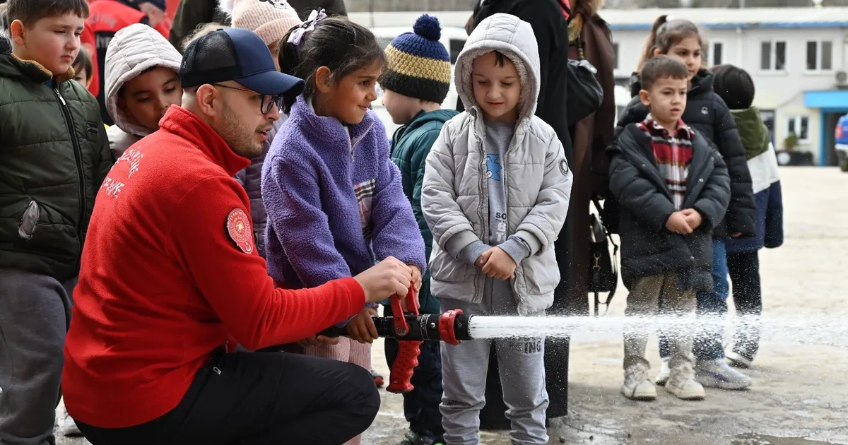 Miniklere Yangın Güvenliği Eğitimi Verildi!