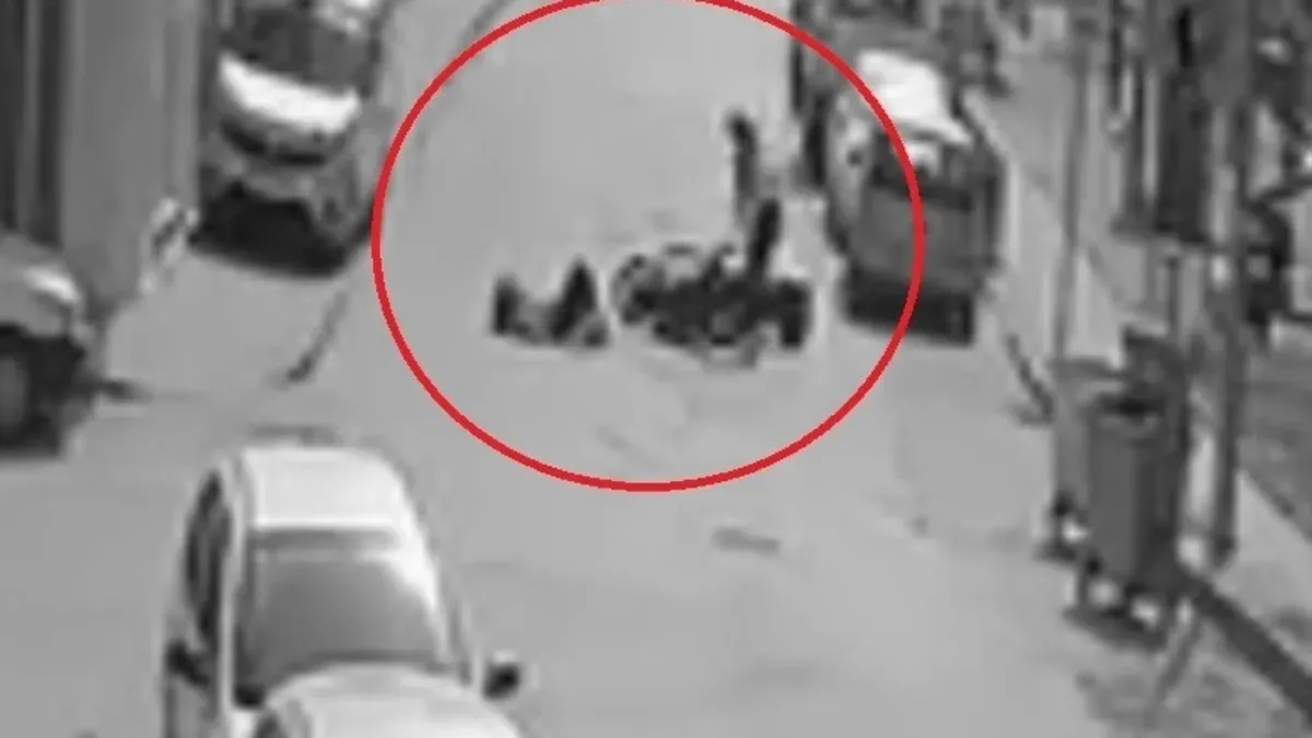 Motorsikletli Kurye Kaçtı, Kadın Yaralandı!