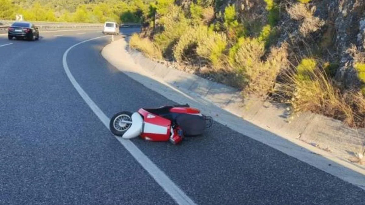 Motosiklet Kazası: Direksiyon Hakimiyeti Kaybedildi