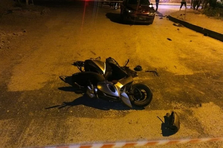 Motosiklet Kazasında Baba Hayatını Kaybetti!