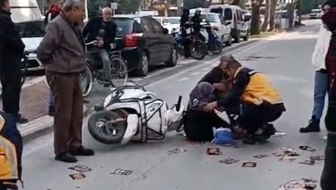Motosiklet Kazasında İki Kişi Yaralandı!